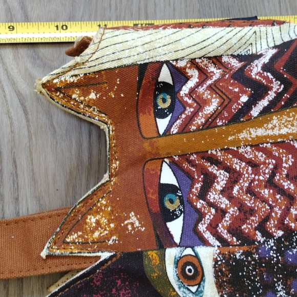 LAUREL BURCH Cat Lady Bag Ancestral Cats Zippered - Picture 6 of 14